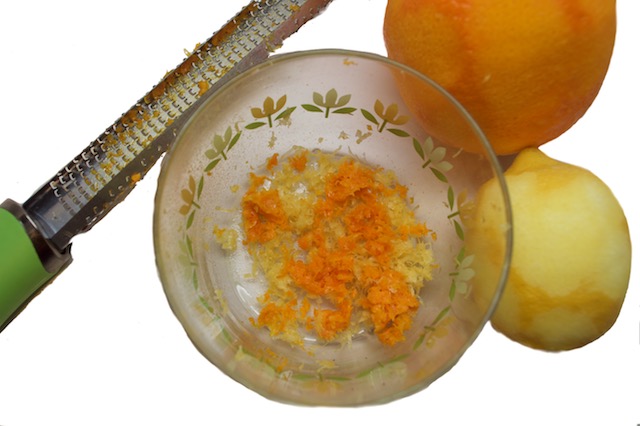 Orange and Lemon Zest for Mostaccioli Recipe