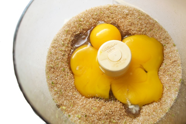 Egg Yolks and Sugar for Pastiera Recipe