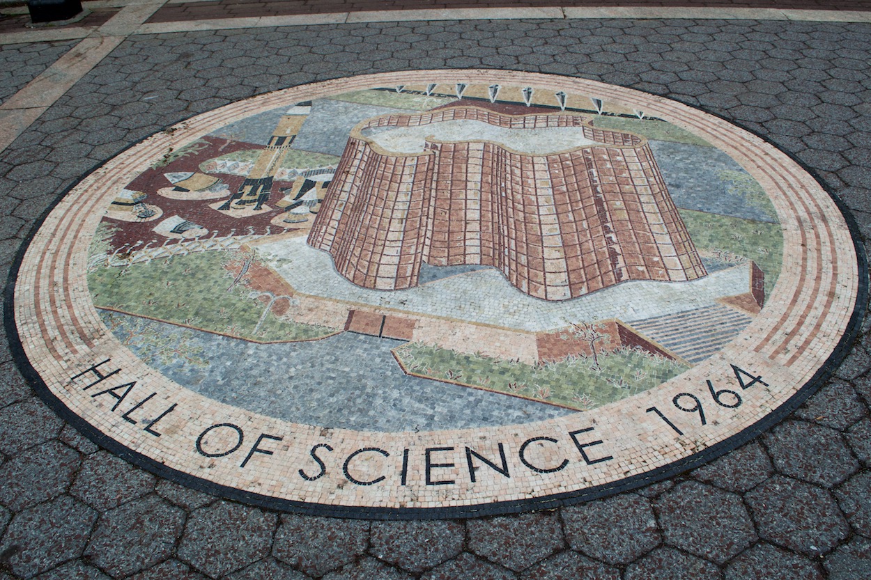 Hall of Science Mosaic in
                     Flushing Meadows Park