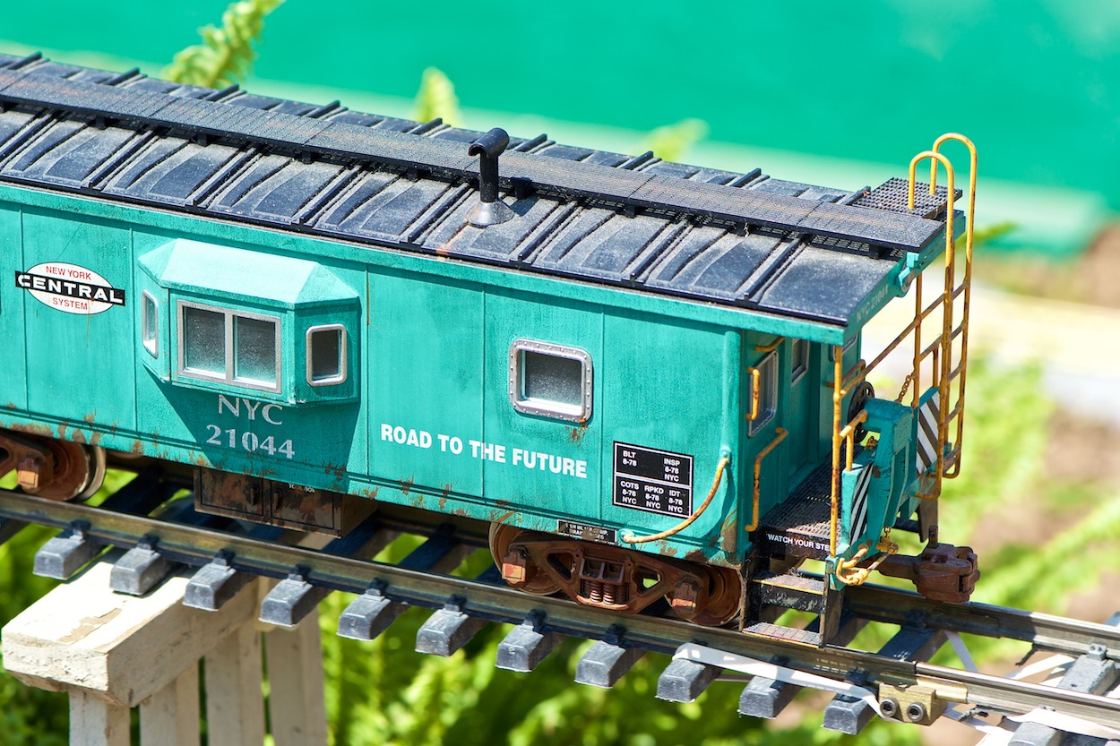 Detail of Model Train at World's Fair Train Show at Queens Botanical Garden