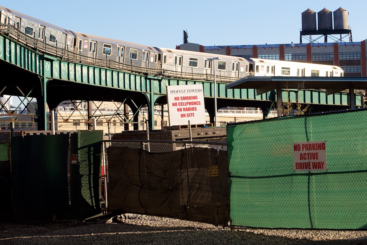 Construction at former 5 Pointz