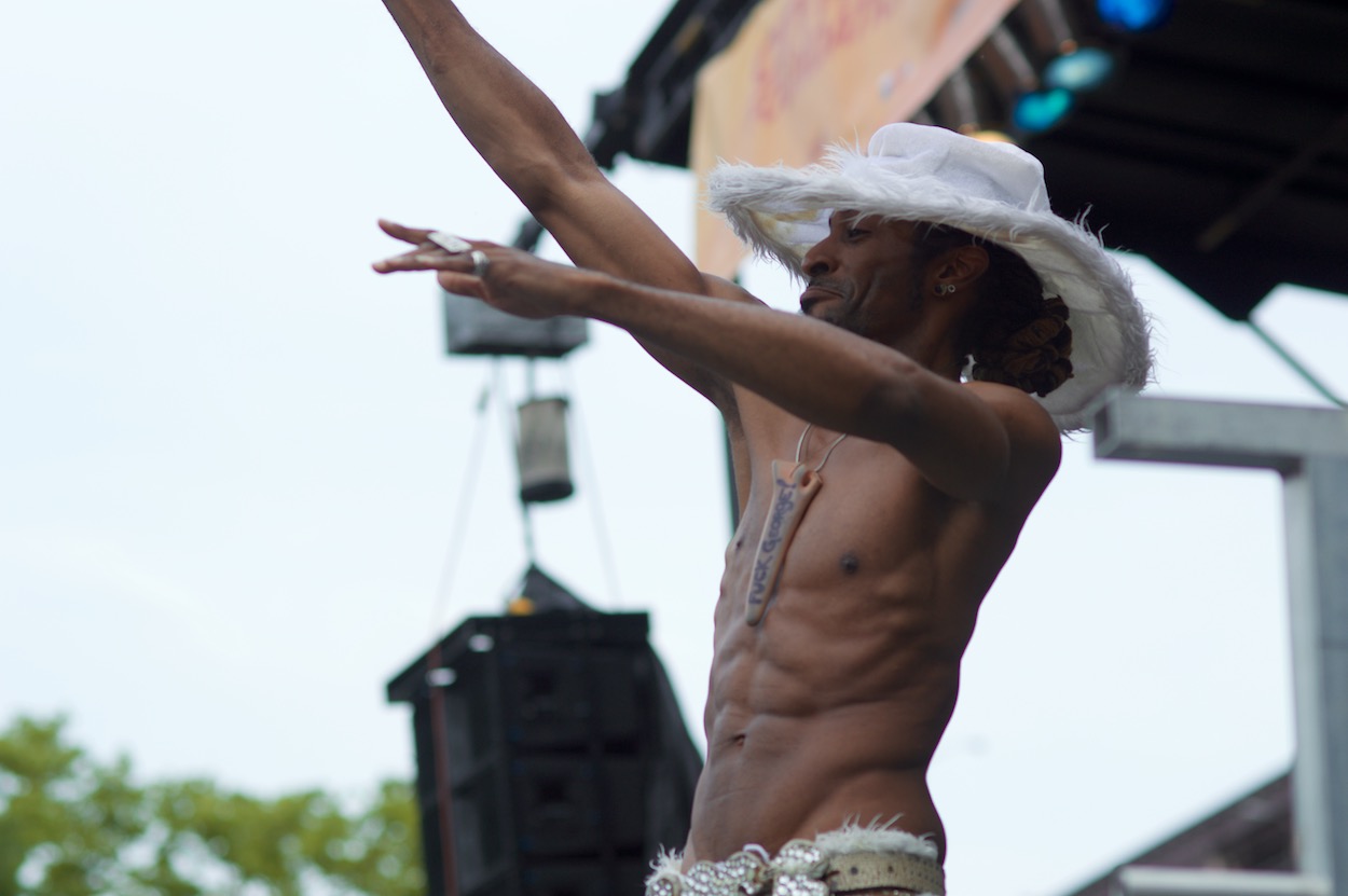 George Clinton and Parliament-Funkdadelic
                     at Queensbridge Park NYC Summerstage