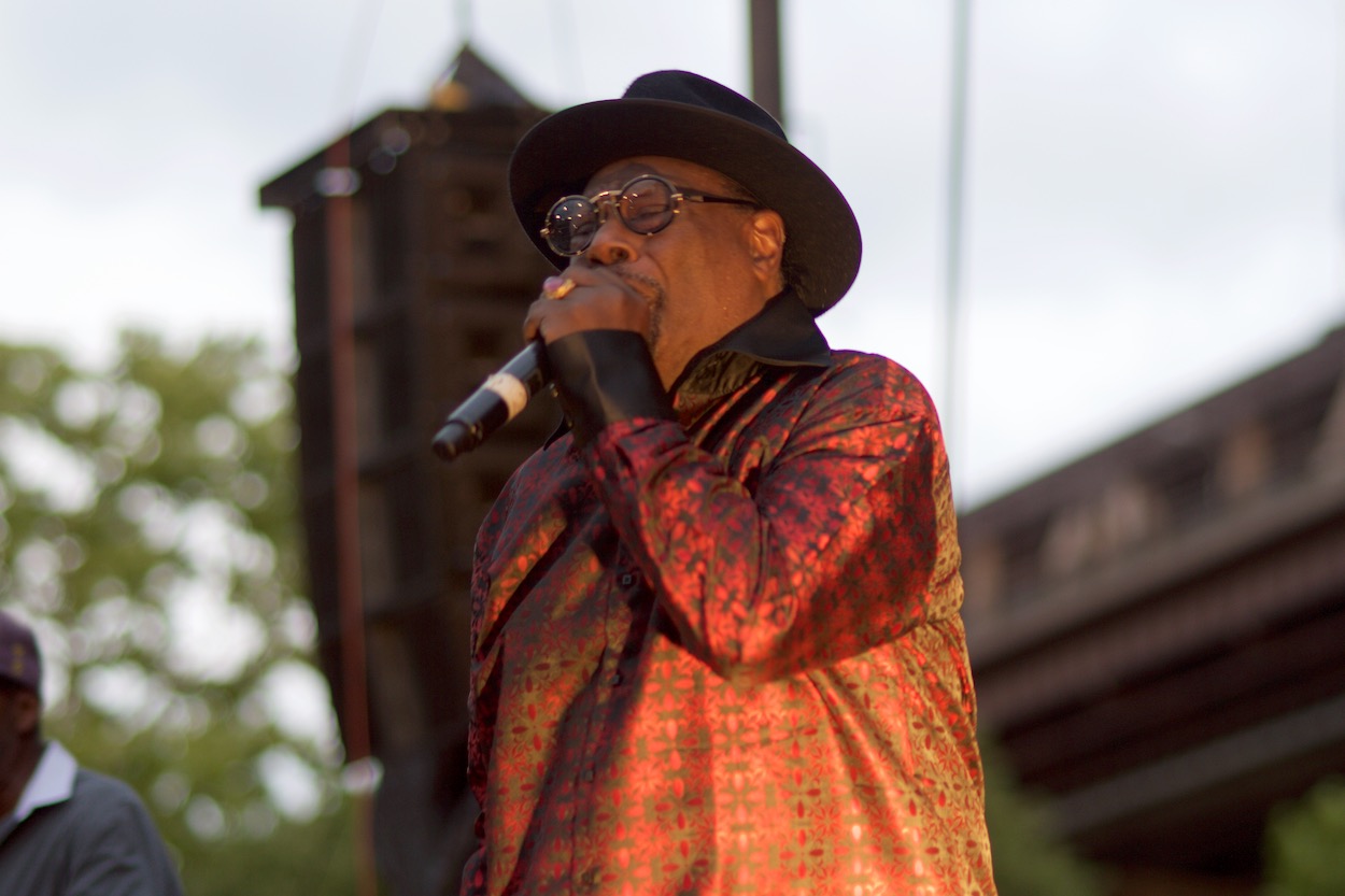 George Clinton and Parliament-Funkdadelic
                     at Queensbridge Park NYC Summerstage