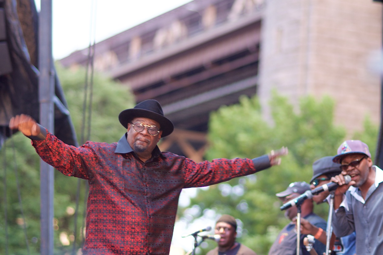 George Clinton and Parliament-Funkadelic
                     at Queensbridge Park NYC Summerstage