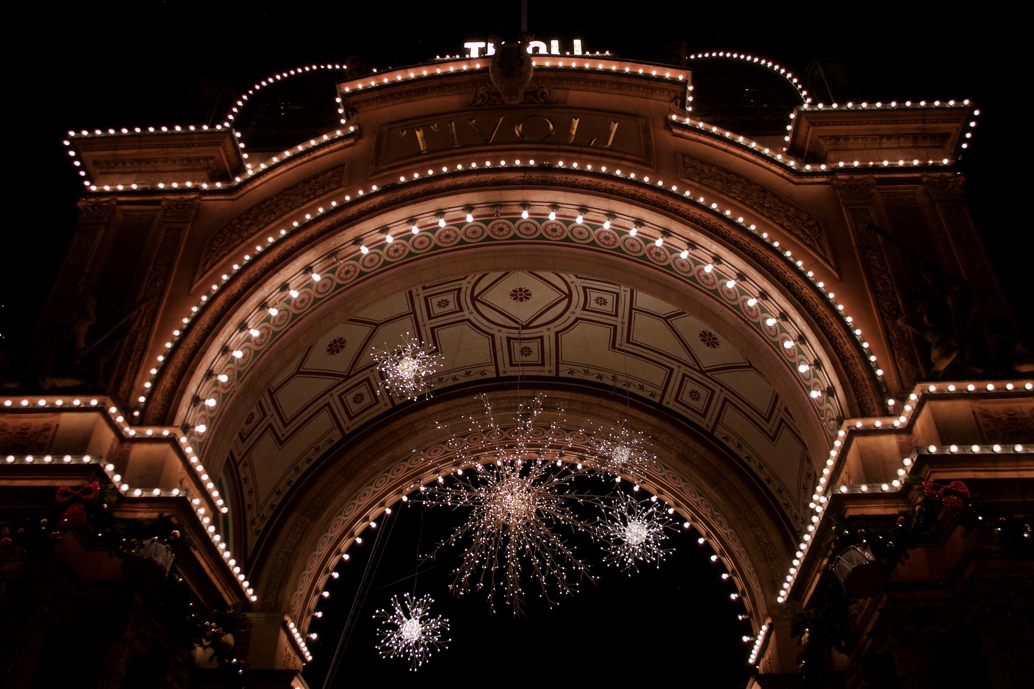 Tivoli Gardens in Copenhagen Denmark