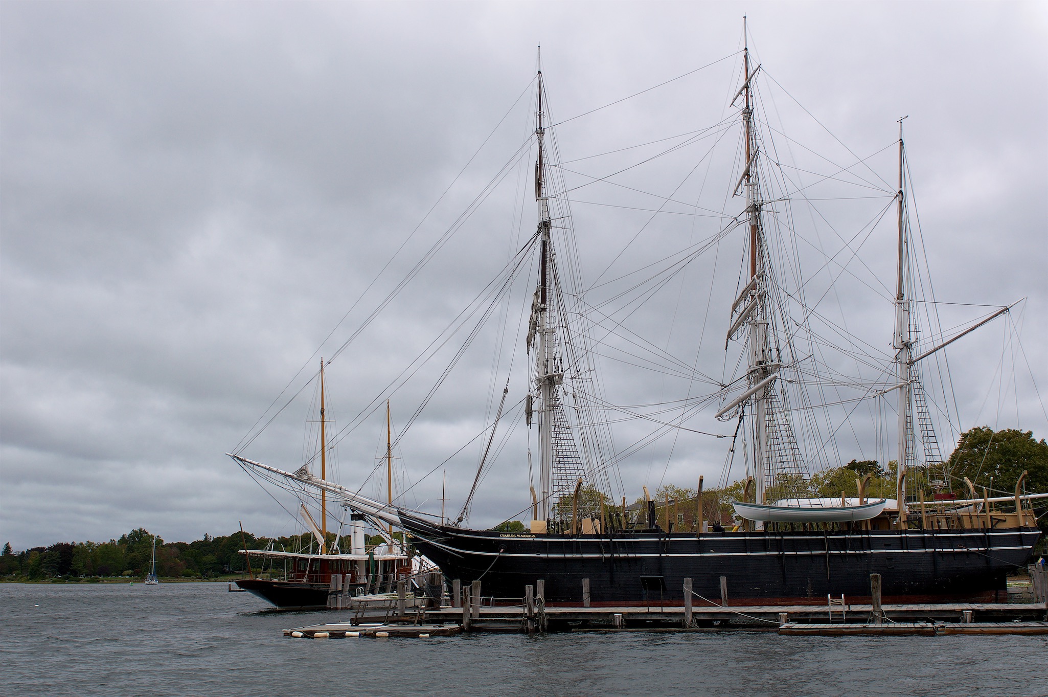 Charles W. Morgan Ship in Mystic Seaport, Connecticut