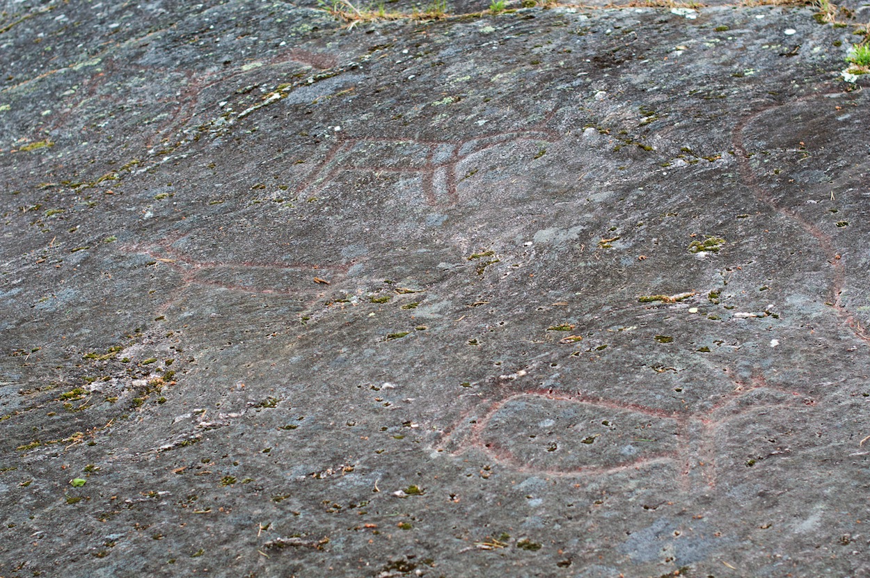 Rock Carvings in Nesset, Norway