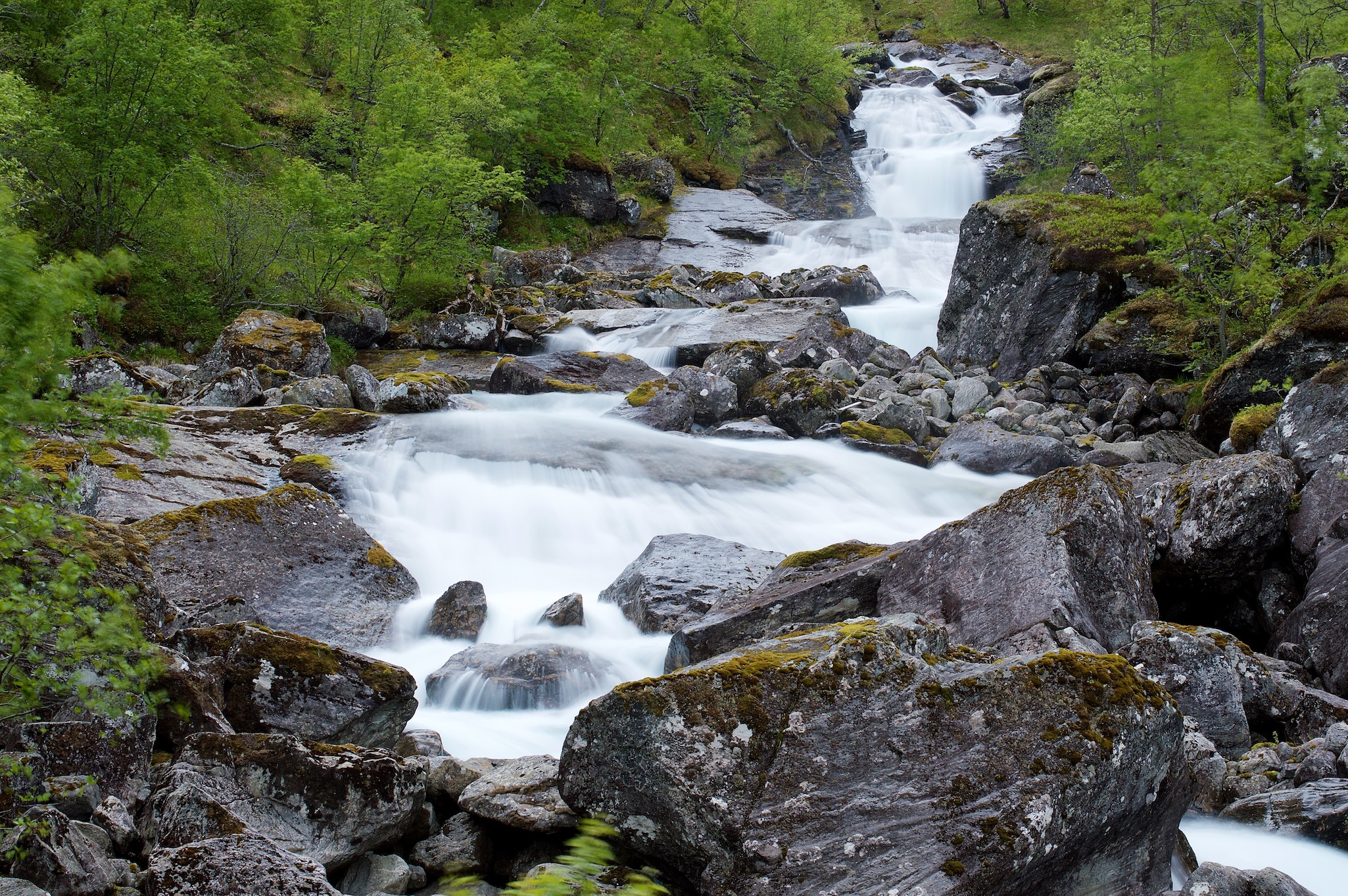 Waterfall in Rauma, Norway