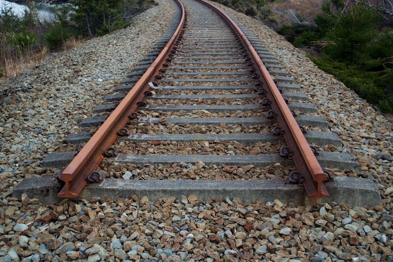 Railroad Path in Svartnesset, Norway
